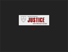 Tablet Screenshot of justiceharvard.org